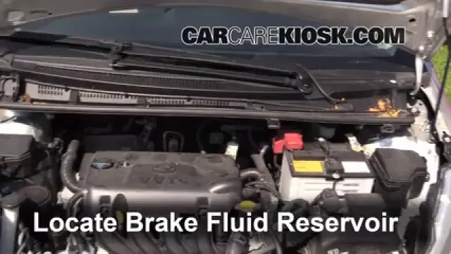 2012 Toyota Yaris L 1.5L 4 Cyl. Hatchback (4 Door) Brake Fluid Add Fluid